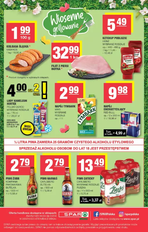 SPAR - gazetka promocyjna Gazetka Spar Mini od środy 07.05 do niedzieli 18.05 - strona 4