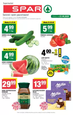 SPAR - gazetka promocyjna Gazetka Spar od środy 21.05 do niedzieli 01.06