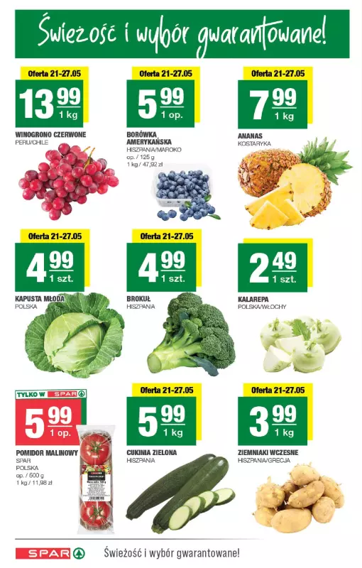 SPAR - gazetka promocyjna Gazetka Spar od środy 21.05 do niedzieli 01.06 - strona 2