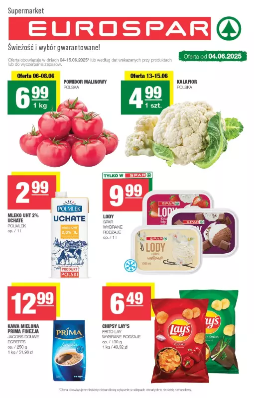 SPAR - gazetka promocyjna Gazetka Eurospar  