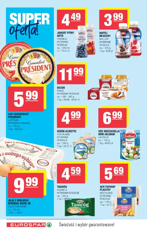 SPAR - gazetka promocyjna Gazetka Eurospar od środy 18.06 do niedzieli 29.06 - strona 4