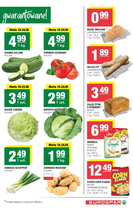 SPAR - gazetka promocyjna Gazetka Eurospar od środy 18.06 do niedzieli 29.06 - strona 3