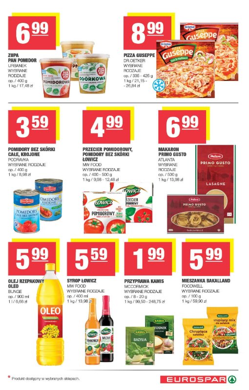 SPAR - gazetka promocyjna Gazetka Eurospar od środy 02.07 do niedzieli 13.07 - strona 9