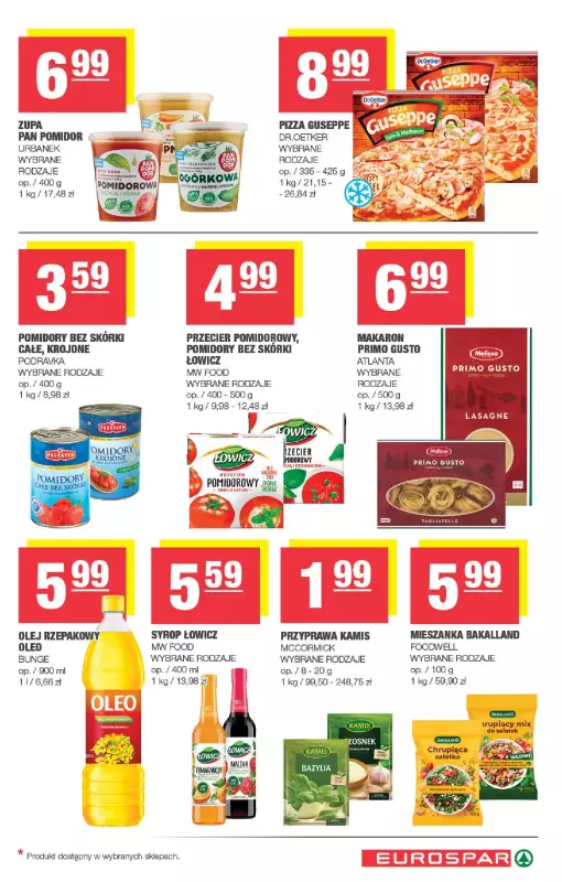 SPAR - gazetka promocyjna Gazetka Eurospar od środy 02.07 do niedzieli 13.07 - strona 9