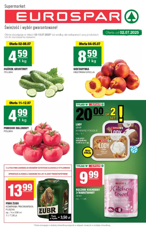 SPAR - gazetka promocyjna Gazetka Eurospar  