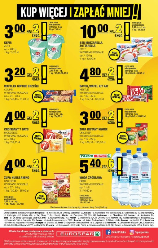 SPAR - gazetka promocyjna Gazetka Eurospar od środy 02.07 do niedzieli 13.07 - strona 16
