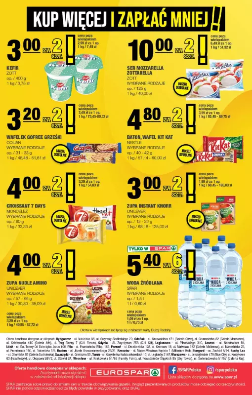 SPAR - gazetka promocyjna Gazetka Eurospar od środy 02.07 do niedzieli 13.07 - strona 16