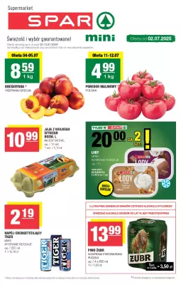 SPAR - gazetka promocyjna Gazetka Minimarket od środy 02.07 do niedzieli 13.07