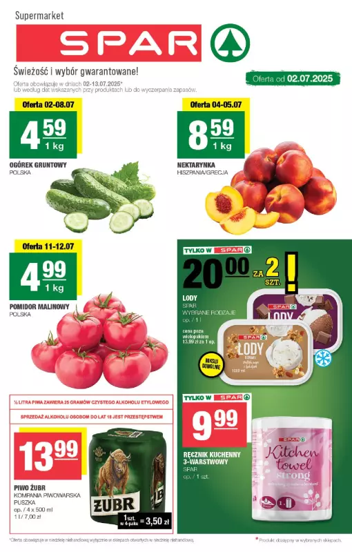 SPAR - gazetka promocyjna Gazetka Spar  
