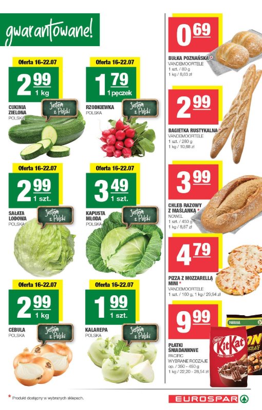 SPAR - gazetka promocyjna Gazetka Eurospar od środy 16.07 do niedzieli 27.07 - strona 3
