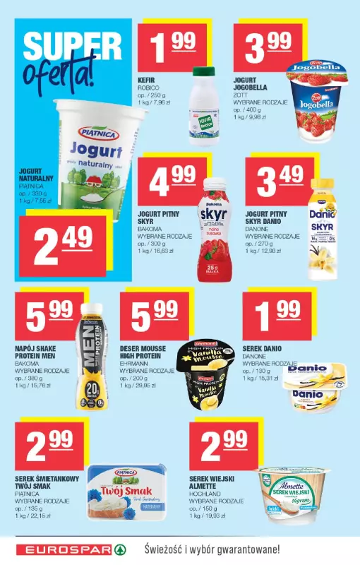 SPAR - gazetka promocyjna Gazetka Eurospar od środy 16.07 do niedzieli 27.07 - strona 4