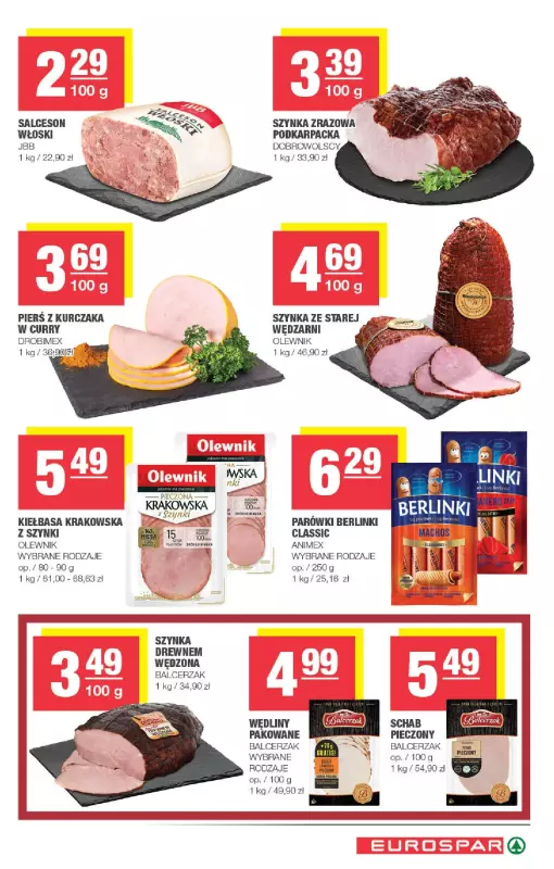 SPAR - gazetka promocyjna Gazetka Eurospar od środy 16.07 do niedzieli 27.07 - strona 7