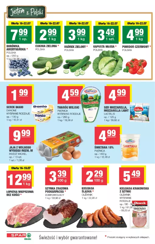SPAR - gazetka promocyjna Gazetka Spar Mini od środy 16.07 do niedzieli 27.07 - strona 2