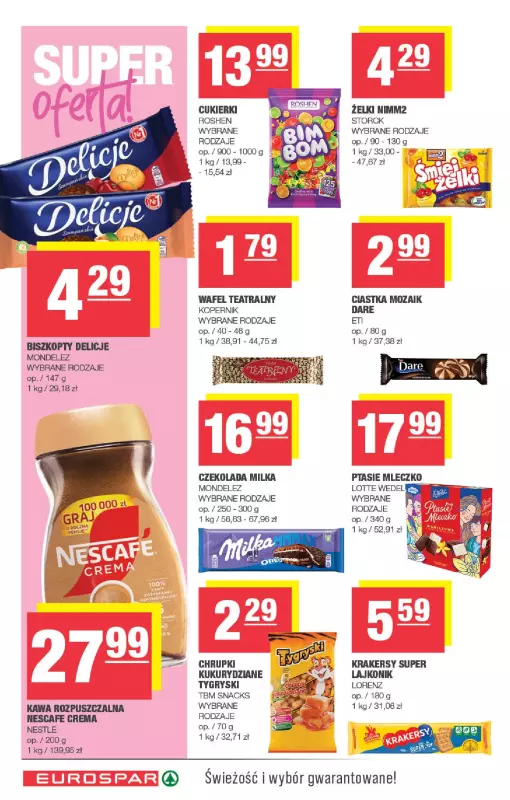 SPAR - gazetka promocyjna Gazetka Eurospar od środy 30.07 do niedzieli 10.08 - strona 12