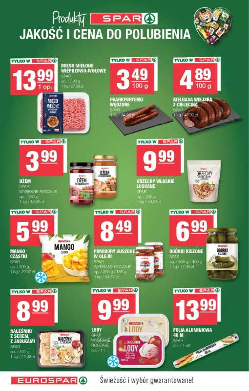 SPAR - gazetka promocyjna Gazetka Eurospar od środy 30.07 do niedzieli 10.08 - strona 14