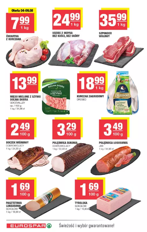 SPAR - gazetka promocyjna Gazetka Eurospar od środy 30.07 do niedzieli 10.08 - strona 6