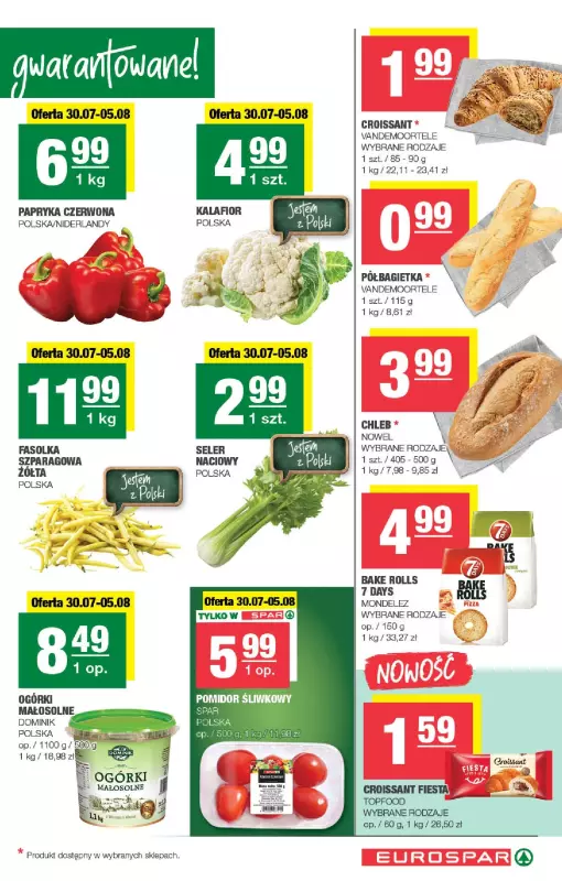 SPAR - gazetka promocyjna Gazetka Eurospar od środy 30.07 do niedzieli 10.08 - strona 3