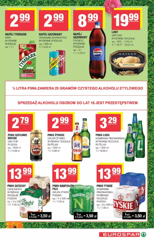 SPAR - gazetka promocyjna Gazetka Eurospar od środy 30.07 do niedzieli 10.08 - strona 9