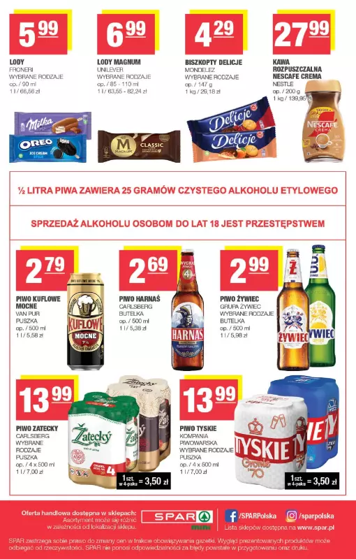 SPAR - gazetka promocyjna Gazetka Spar Mini od środy 30.07 do niedzieli 10.08 - strona 4