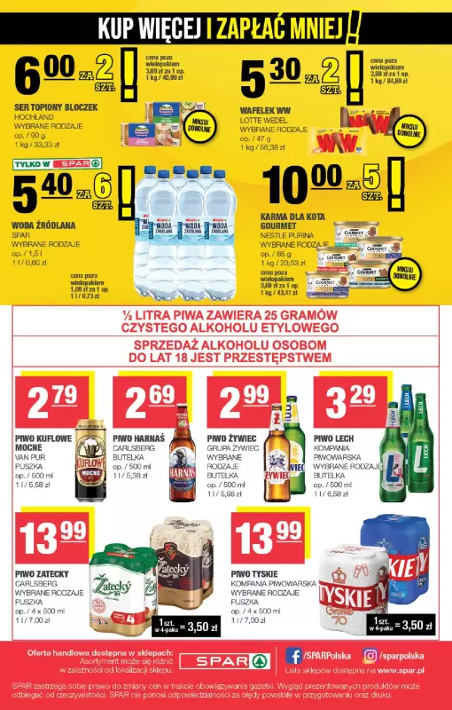 SPAR - gazetka promocyjna Gazetka Spar od środy 30.07 do niedzieli 10.08 - strona 8