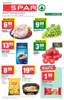 SPAR - gazetka promocyjna Gazetka Spar od środy 30.07 do niedzieli 10.08