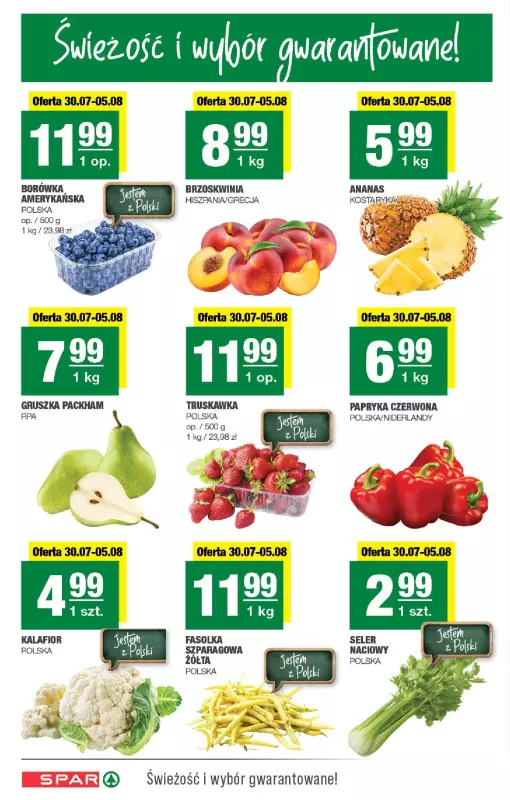 SPAR - gazetka promocyjna Gazetka Spar od środy 30.07 do niedzieli 10.08 - strona 2