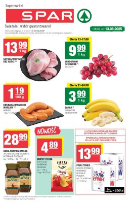 SPAR - gazetka promocyjna Gazetka od środy 13.08 do niedzieli 24.08