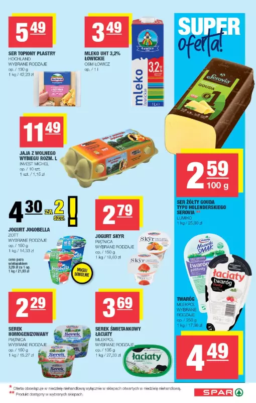 SPAR - gazetka promocyjna Gazetka od środy 13.08 do niedzieli 24.08 - strona 3
