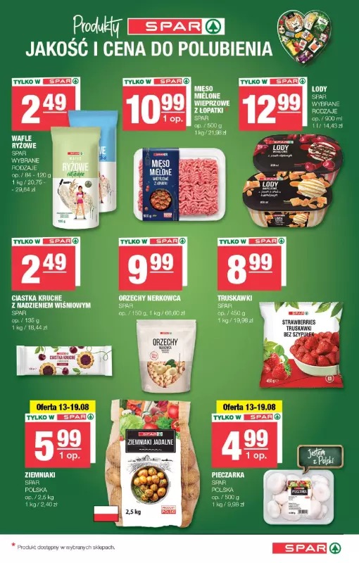SPAR - gazetka promocyjna Gazetka od środy 13.08 do niedzieli 24.08 - strona 5