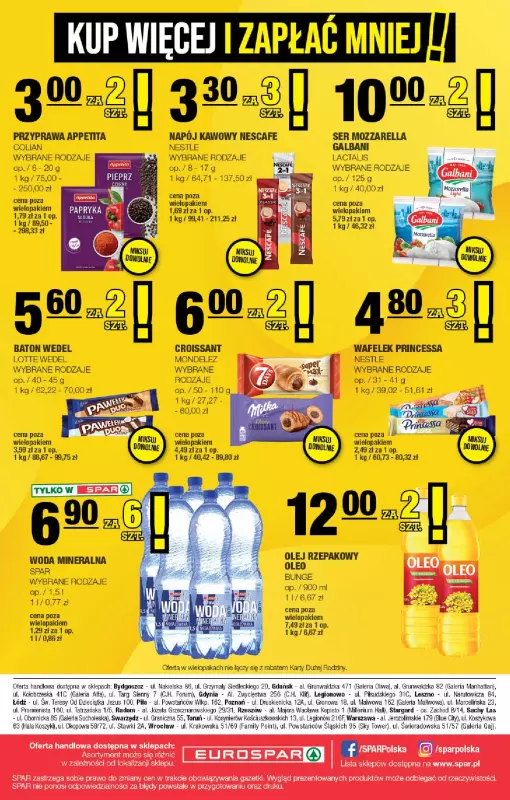 SPAR - gazetka promocyjna Gazetka Eurospar od środy 13.08 do niedzieli 24.08 - strona 16
