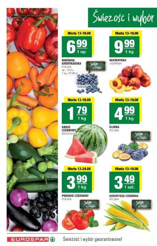 SPAR - gazetka promocyjna Gazetka Eurospar od środy 13.08 do niedzieli 24.08 - strona 2