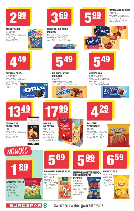 SPAR - gazetka promocyjna Gazetka Eurospar od środy 27.08 do niedzieli 07.09 - strona 12