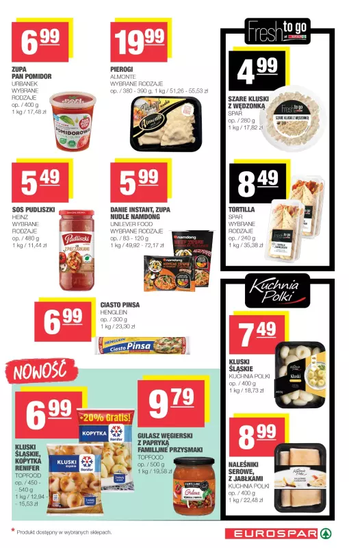SPAR - gazetka promocyjna Gazetka Eurospar od środy 10.09 do niedzieli 21.09 - strona 9