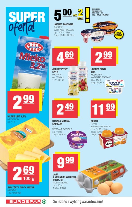 SPAR - gazetka promocyjna Gazetka Eurospar od środy 10.09 do niedzieli 21.09 - strona 4