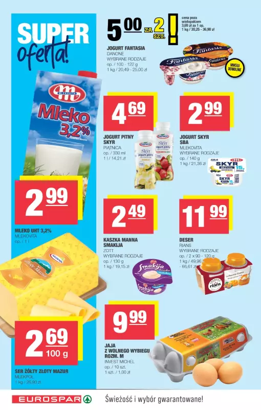 SPAR - gazetka promocyjna Gazetka Eurospar od środy 10.09 do niedzieli 21.09 - strona 4