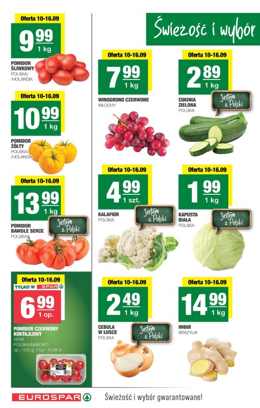 SPAR - gazetka promocyjna Gazetka Eurospar od środy 10.09 do niedzieli 21.09 - strona 2