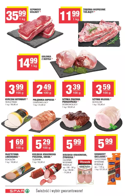 SPAR - gazetka promocyjna Gazetka Spar od środy 24.09 do niedzieli 05.10 - strona 4