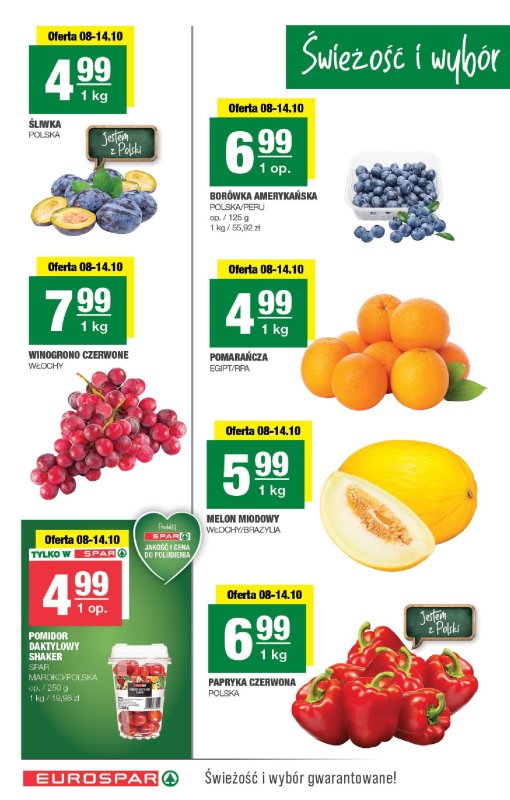 SPAR - gazetka promocyjna Gazetka Eurospar od środy 08.10 do niedzieli 19.10 - strona 2