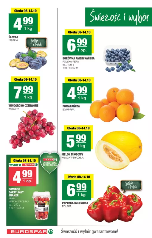 SPAR - gazetka promocyjna Gazetka Eurospar od środy 08.10 do niedzieli 19.10 - strona 2