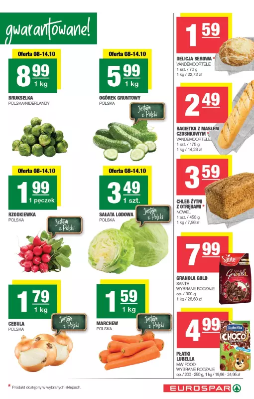 SPAR - gazetka promocyjna Gazetka Eurospar od środy 08.10 do niedzieli 19.10 - strona 3