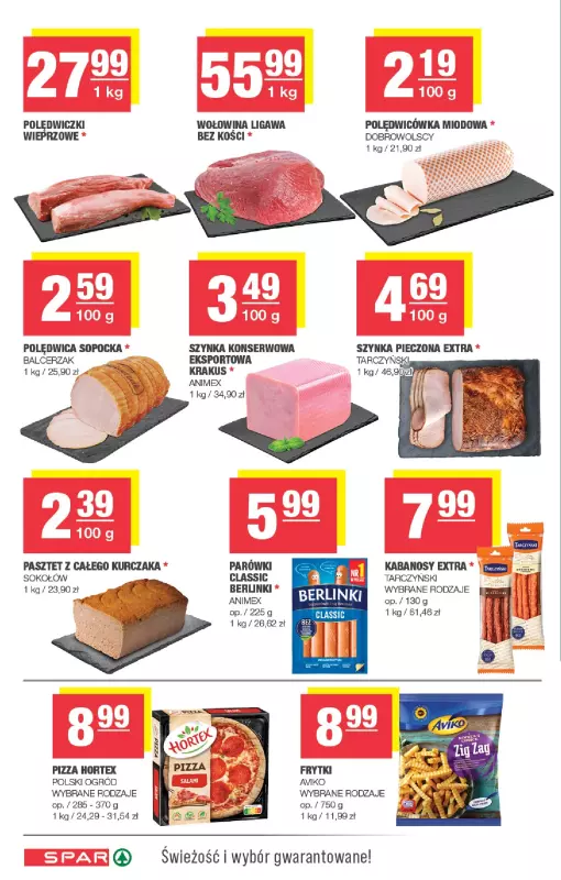 SPAR - gazetka promocyjna Gazetka Spar od środy 08.10 do niedzieli 19.10 - strona 4