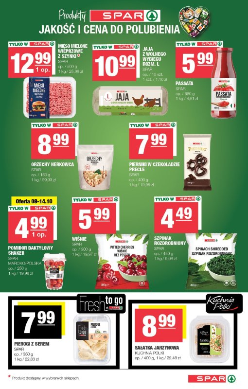 SPAR - gazetka promocyjna Gazetka Spar od środy 08.10 do niedzieli 19.10 - strona 5