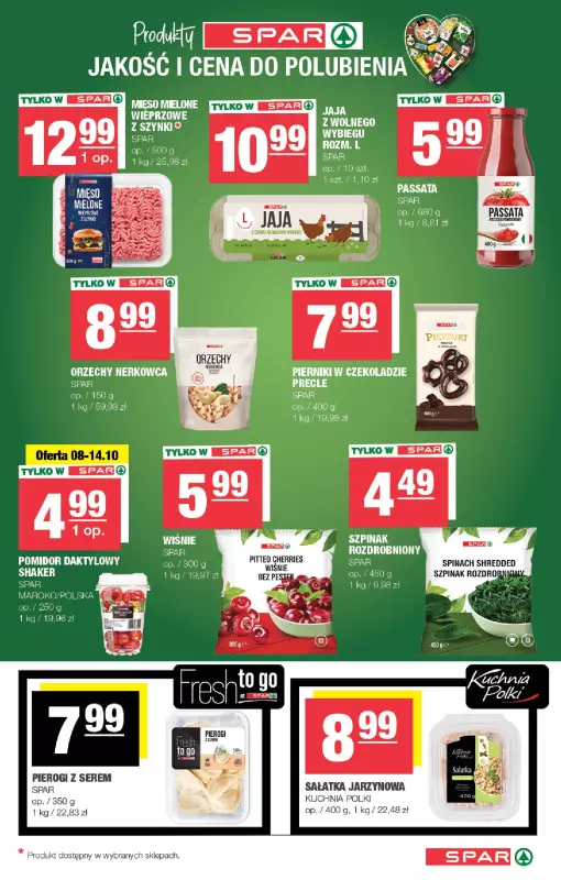 SPAR - gazetka promocyjna Gazetka Spar od środy 08.10 do niedzieli 19.10 - strona 5