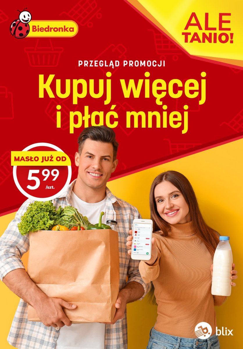 Gazetka Biedronka - Kupuj więcej i płać mniej - przegląd promocji