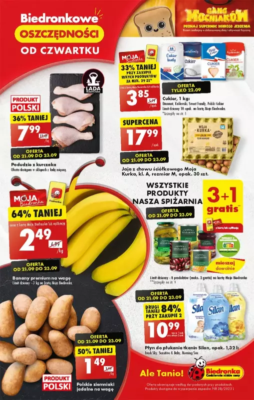Biedronka - gazetka promocyjna Od czwartku oferta Lada Tradycyjna od czwartku 21.09 do środy 27.09