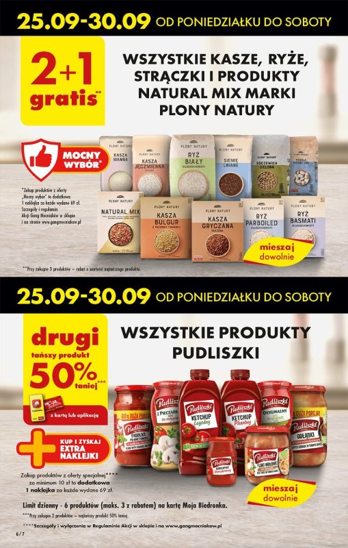 Biedronka - gazetka promocyjna Od poniedziałku od poniedziałku 25.09 do soboty 30.09 - strona 6