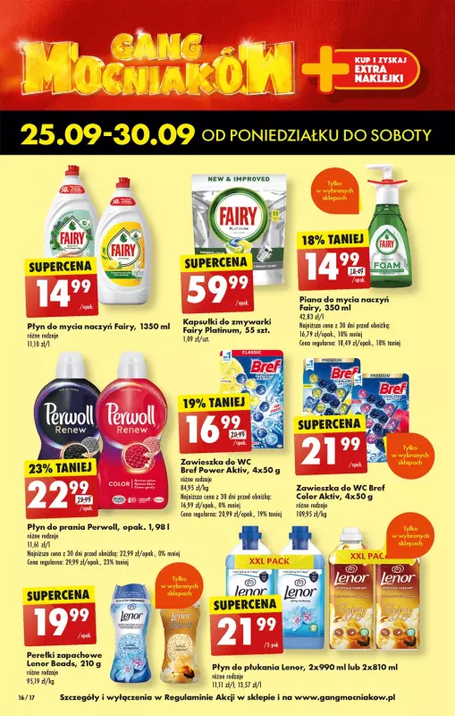 Biedronka - gazetka promocyjna Od poniedziałku oferta Lada Tradycyjna od poniedziałku 25.09 do soboty 30.09 - strona 16