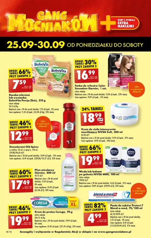 Biedronka - gazetka promocyjna Od poniedziałku oferta Lada Tradycyjna od poniedziałku 25.09 do soboty 30.09 - strona 14