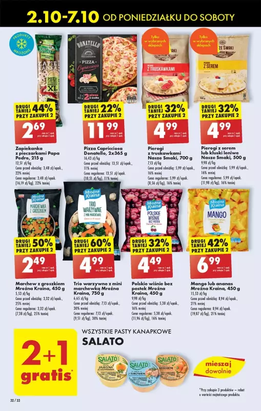 Biedronka - gazetka promocyjna Od poniedziałku oferta Lada Tradycyjna od poniedziałku 02.10 do soboty 07.10 - strona 32