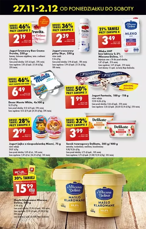 Biedronka - gazetka promocyjna Od poniedziałku oferta Lada Tradycyjna od poniedziałku 27.11 do soboty 02.12 - strona 29
